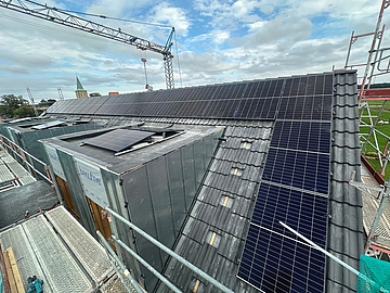 Installation einer Photovoltaikanlage