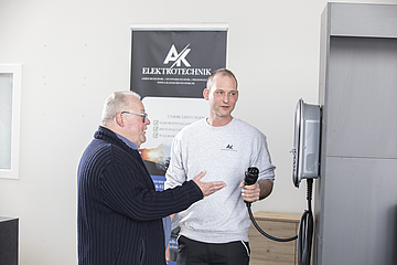 Andreas Küpper bei der Kundenberatung